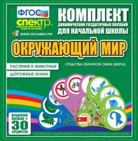 Динамические раздаточные пособия. Окружающий мир (веера). Животные и растения, дорожные знаки. - fgospostavki.ru - Муравленко