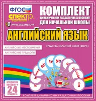 Динамические раздаточные пособия. Английский язык (веера). Английские местоимения, английские предлоги. - fgospostavki.ru - Муравленко