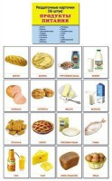 Раздаточные карточки "Продукты питания" - fgospostavki.ru - Муравленко