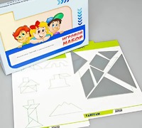 Игровой набор "Танграм" (с комплектом карточек) - fgospostavki.ru - Муравленко