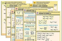 Комплект таблиц по всему курсу "Алгебра и начала анализа" (50 таблиц, А1, полноцветные, ламинированные) - fgospostavki.ru - Муравленко