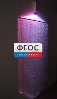 Фибероптическая занавесь (150 волокон) с интерактивным источником света - fgospostavki.ru - Муравленко