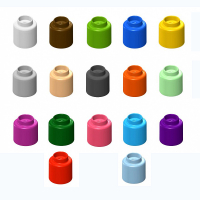 Элемент конструктора одиночный одноцветный Color Blocks 100 штук - fgospostavki.ru - Муравленко