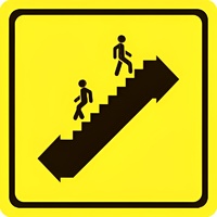 Тактильный знак (пути эвакуации) 150х150 - fgospostavki.ru - Муравленко