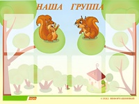 Стенд информационный для ДОУ "Наша группа" (80х110см, 6 карм., алюм. проф.) - fgospostavki.ru - Муравленко