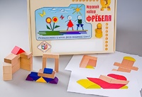 Игровой набор Фребеля "Конструктор деревянный без соединений-2" (Серия "Эксперимент") - fgospostavki.ru - Муравленко
