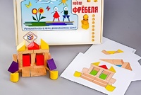 Игровой набор Фребеля "Конструктор деревянный без соединений-4" (Серия "Эксперимент") - fgospostavki.ru - Муравленко
