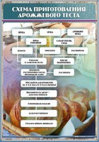 Стенд "Схема приготовления дрожжевого теста" - fgospostavki.ru - Муравленко
