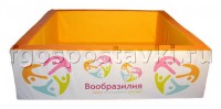 Бассейн "Вообразилия" квадратный с шелкографией - fgospostavki.ru - Муравленко