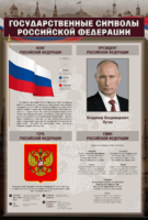 Стенд "Государственные символы Российской Федерации" - fgospostavki.ru - Муравленко