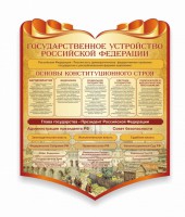 Стенд "Государственное устройство Российской Федерации" Вариант 3 - fgospostavki.ru - Муравленко