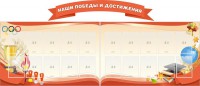 Стенд "Наши победы и достижения" (резной стенд из 3-х частей) - fgospostavki.ru - Муравленко
