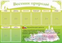 Стенд "Вестник природы" Вариант 4 - fgospostavki.ru - Муравленко