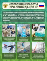 Стенд "Неотложные работы при ликвидации ЧС" - fgospostavki.ru - Муравленко