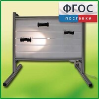 Панель с держателями и подсветкой для монтажа оборудования для проведения демонстрационных опытов по химии - fgospostavki.ru - Муравленко