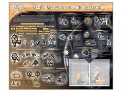 Стенд "Средства защиты органов дыхания (индивидуальные средства защиты)" - fgospostavki.ru - Муравленко