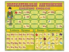 Комплект оборудования "Английский алфавит" с комплектом тематических магнитов - fgospostavki.ru - Муравленко