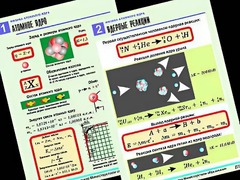 Комплект таблиц "Физика атомного ядра" (10 таблиц, формат А1, ламинированные) - fgospostavki.ru - Муравленко