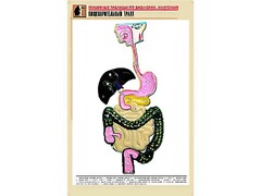 Рельефная таблица "Пищеварительный тракт" (формат А1, матовое ламинирование) - fgospostavki.ru - Муравленко