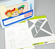 Игровой набор "Танграм" (с комплектом карточек) - fgospostavki.ru - Муравленко