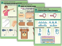 Комплект таблиц "Технология. Обработка ткани" (12 таблиц, А1, ламинированные) - fgospostavki.ru - Муравленко