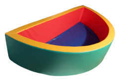 Бассейн с шариками полукруглый (без рисунка) - fgospostavki.ru - Муравленко