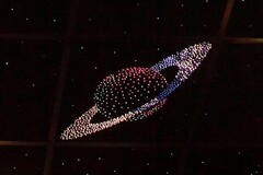Потолок "Звездное небо с анимационным фибероптическим эффектом сатурн" - fgospostavki.ru - Муравленко