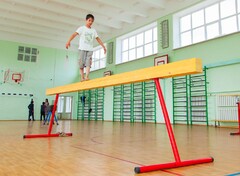 Бревно гимнастическое напольное постоянной высоты (700 мм) (5 м) - fgospostavki.ru - Муравленко