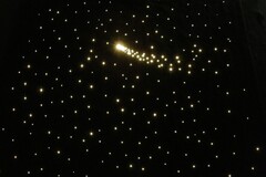 Настенный фибероптический ковер «Звездное небо» 1,45х1,45 м, 320 звезд в комплекте со светогенератором - fgospostavki.ru - Муравленко