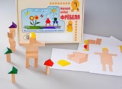Игровой набор Фребеля "Конструктор деревянный без соединений-3" (Серия "Эксперимент") - fgospostavki.ru - Муравленко