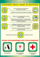 Таблица "Выполняйте опыты только по инструкции" (100х140 сантиметров, винил) - fgospostavki.ru - Муравленко