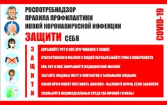 Плакат "Правила профилактики коронавируса" - fgospostavki.ru - Муравленко
