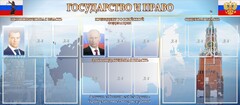 Стенд "Государство и право" - fgospostavki.ru - Муравленко