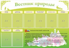 Стенд "Вестник природы" Вариант 4 - fgospostavki.ru - Муравленко