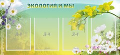 Стенд "Экология и мы" - fgospostavki.ru - Муравленко