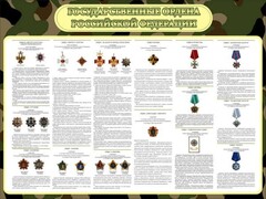 Стенд "Государственные ордена РФ" - fgospostavki.ru - Муравленко