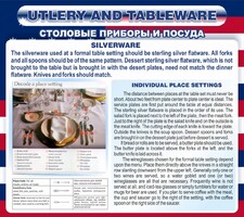 Стенд "Столовые приборы и посуда" - fgospostavki.ru - Муравленко