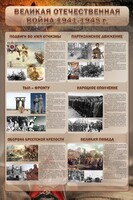 Стенд "Великая отечественная война (события)" - fgospostavki.ru - Муравленко