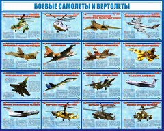 Стенд "Боевые самолеты и вертолеты" - fgospostavki.ru - Муравленко