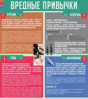 Стенд "Вредные привычки" - fgospostavki.ru - Муравленко