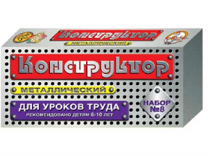 Конструктор металлический для уроков труда № 8 (72 элемента) - fgospostavki.ru - Муравленко