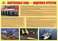 Плакат "Вооруженные Силы – защитники Отечества" - fgospostavki.ru - Муравленко