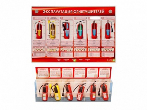 Электрифицированный стенд-тренажер "Эксплуатация огнетушителей" с разрезными агрегатами - fgospostavki.ru - Муравленко