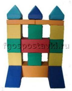 Мягкий модуль-конструктор "Башня" (17 элементов) - fgospostavki.ru - Муравленко