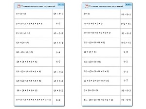 Комплект карточек (10) "Обучающий калейдоскоп. Умножение на 7, 8 и 9" - fgospostavki.ru - Муравленко