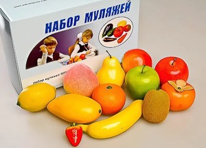Набор муляжей фруктов - fgospostavki.ru - Муравленко