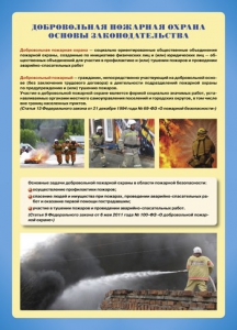 Комплект плакатов "Добровольная пожарная дружина" - fgospostavki.ru - Муравленко