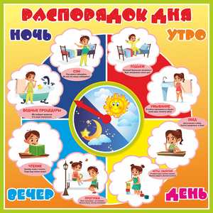 Стенд "Распорядок дня" - fgospostavki.ru - Муравленко
