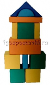 Мягкий модуль-конструктор "Городок" (12 элементов) - fgospostavki.ru - Муравленко