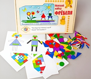 Игровой набор Фребеля "Конструктор плоскостной-4" (Серия "Эксперимент") - fgospostavki.ru - Муравленко